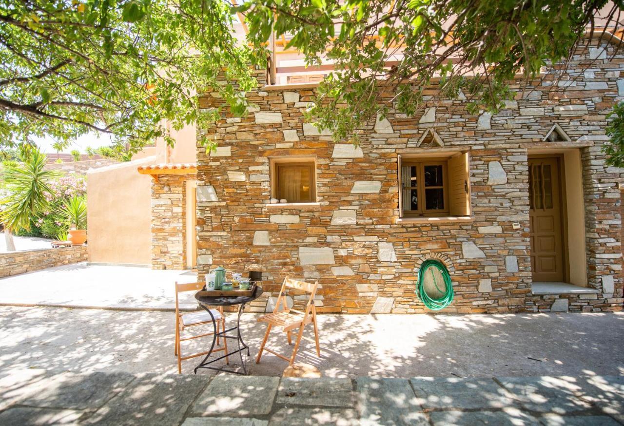 Getaway Andros Villa Kourelio Exterior foto